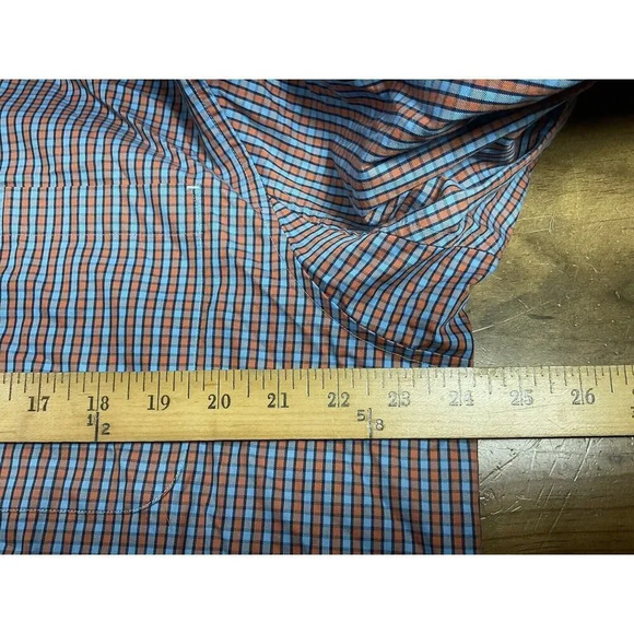 Duluth Trading Plaid Shirt Mens XL Tall Long Sleeve Button Down Wrinklefighter - Picture 5 of 9